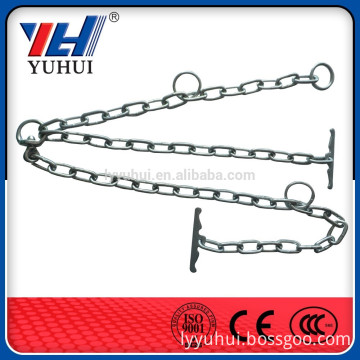 elglish standard electro galvanized pet chain/animal chain/dog chain